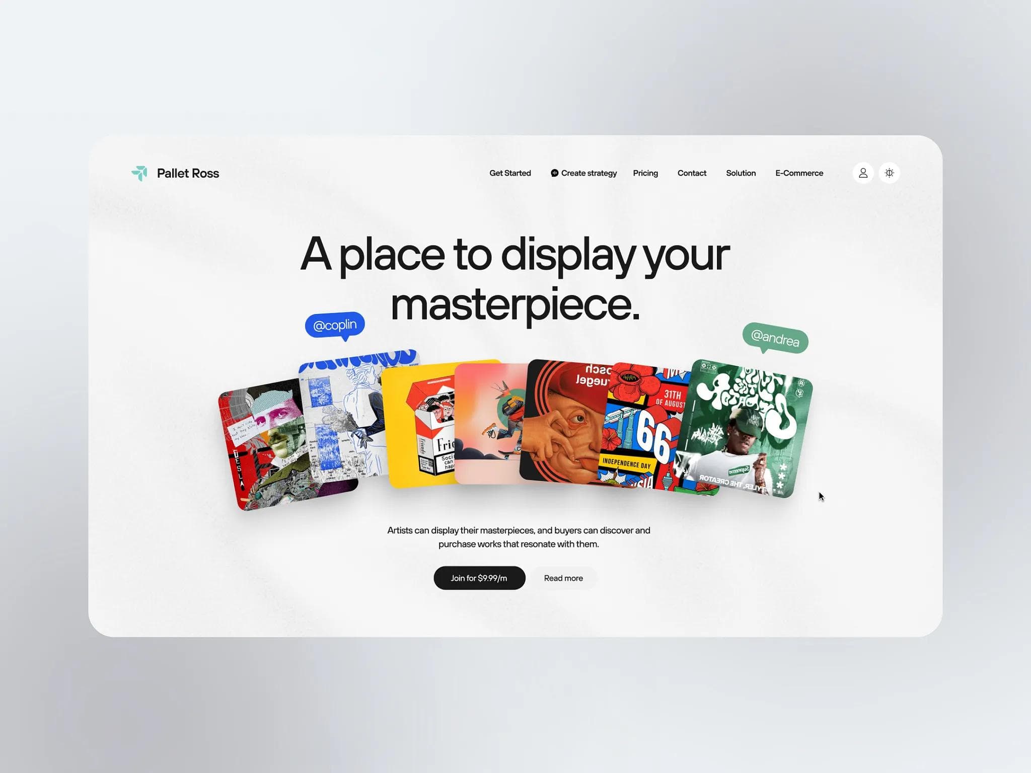 Landing page development