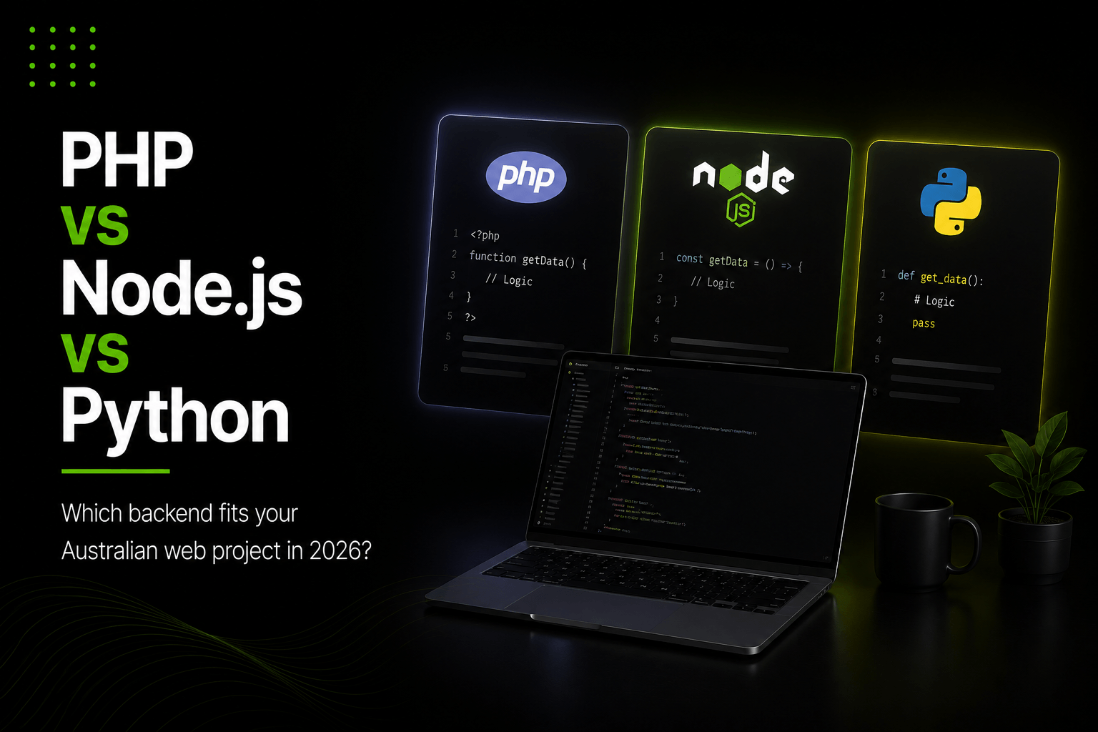 PHP vs Node.js vs Python