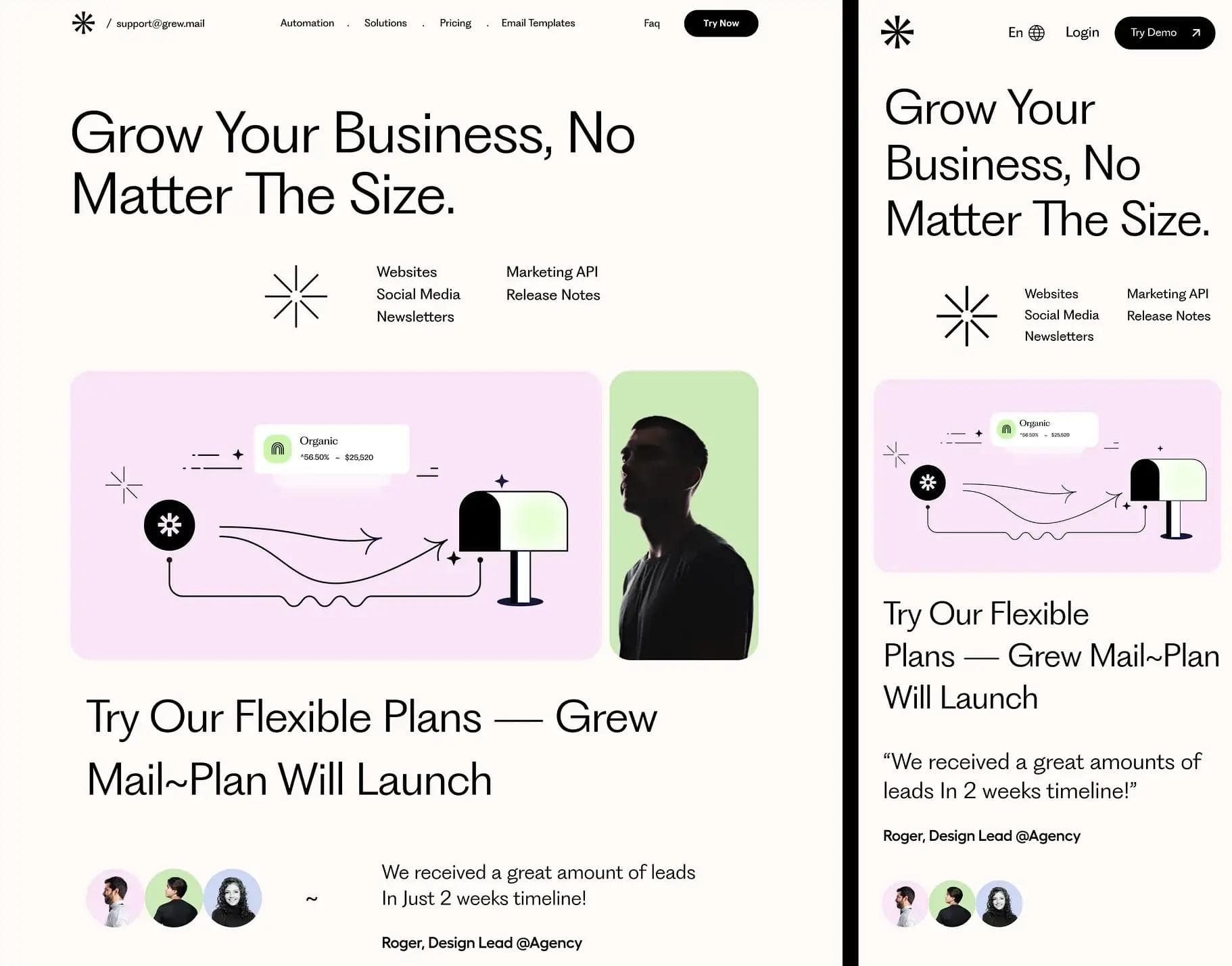 Marketing web development