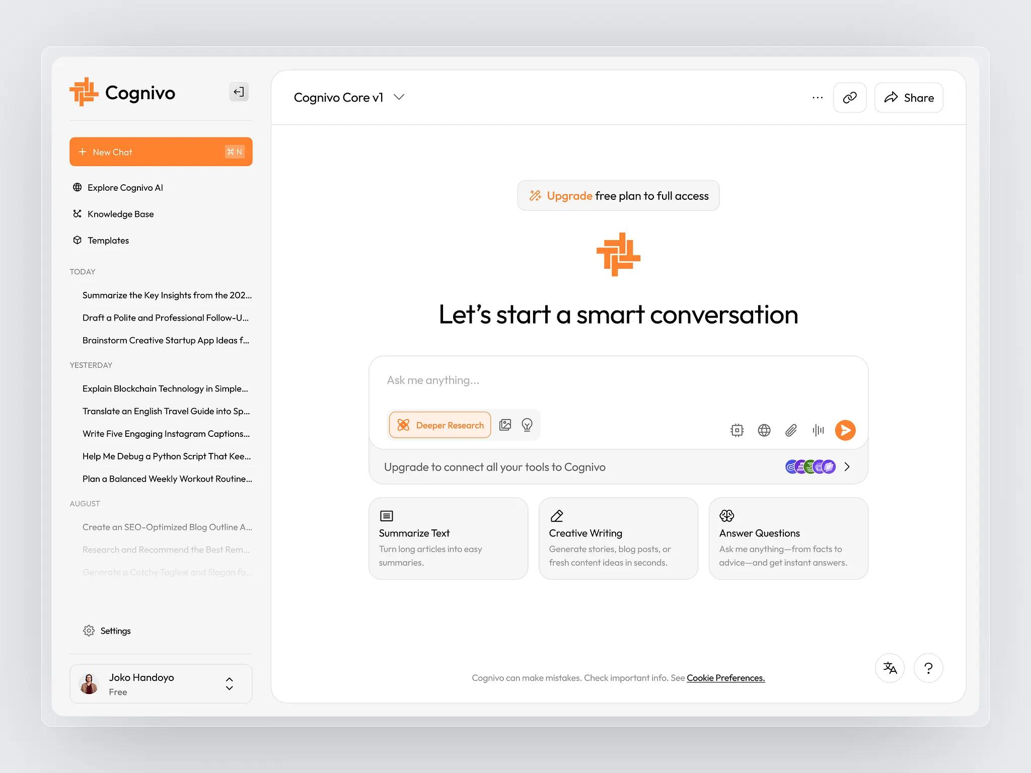 Generative AI Chat Bot & Conversational AI
